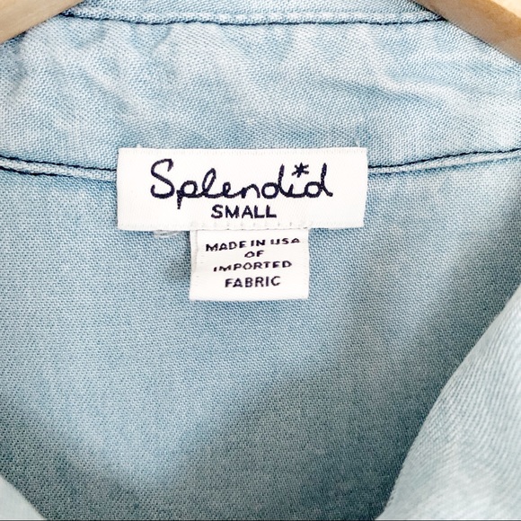 Splendid | Denim & stripe chambray - Picture 5 of 7